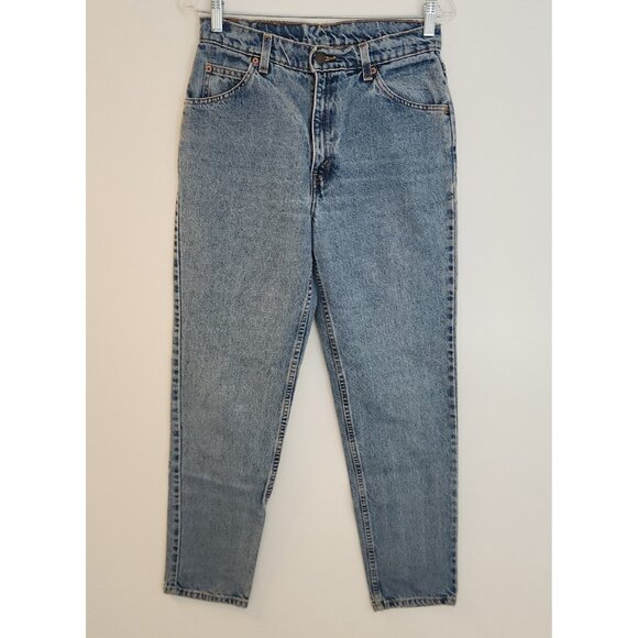 Vtg Levis 921 Orange Tab Mom Jeans  Slim Fit Tapered Leg 15921 Womens 10 Reg - Picture 3 of 13